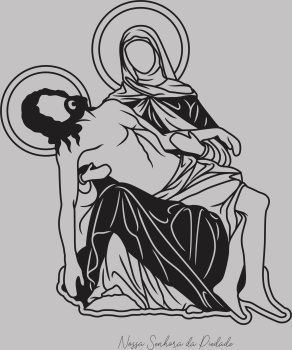 imagem do arquivo vetor para download Vetor da Nossa Senhora da Piedade