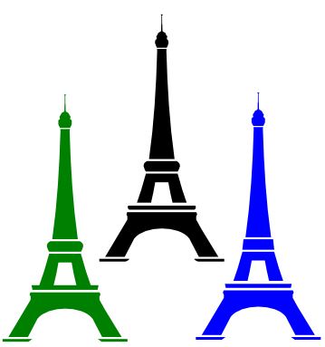 imagem do arquivo vetor para download Vetor da Torre Eiffel 