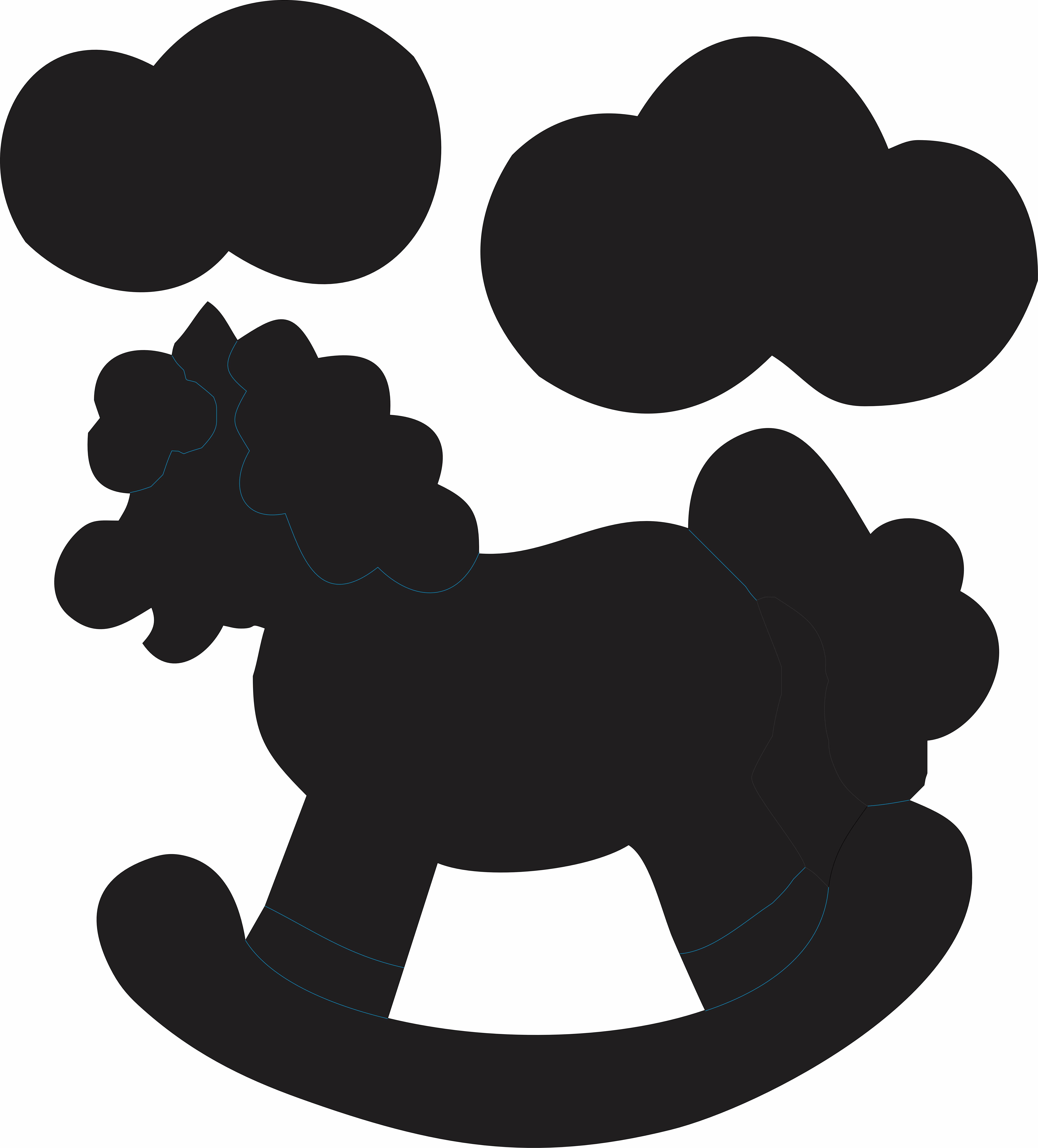 imagem do arquivo vetor para download Vetor de Cavalinho 