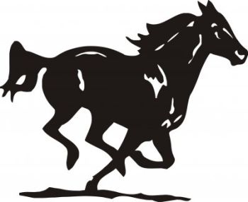 imagem do arquivo vetor para download Vetor de Cavalo Correndo
