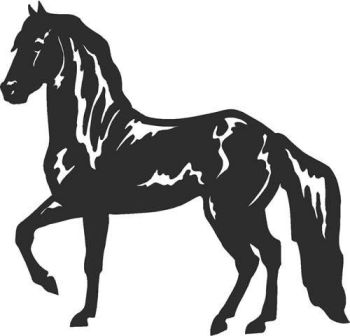 imagem do arquivo vetor para download Vetor de Cavalo Vazado