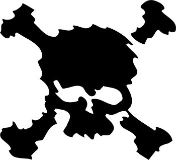 imagem do arquivo vetor para download Vetor de Caveira