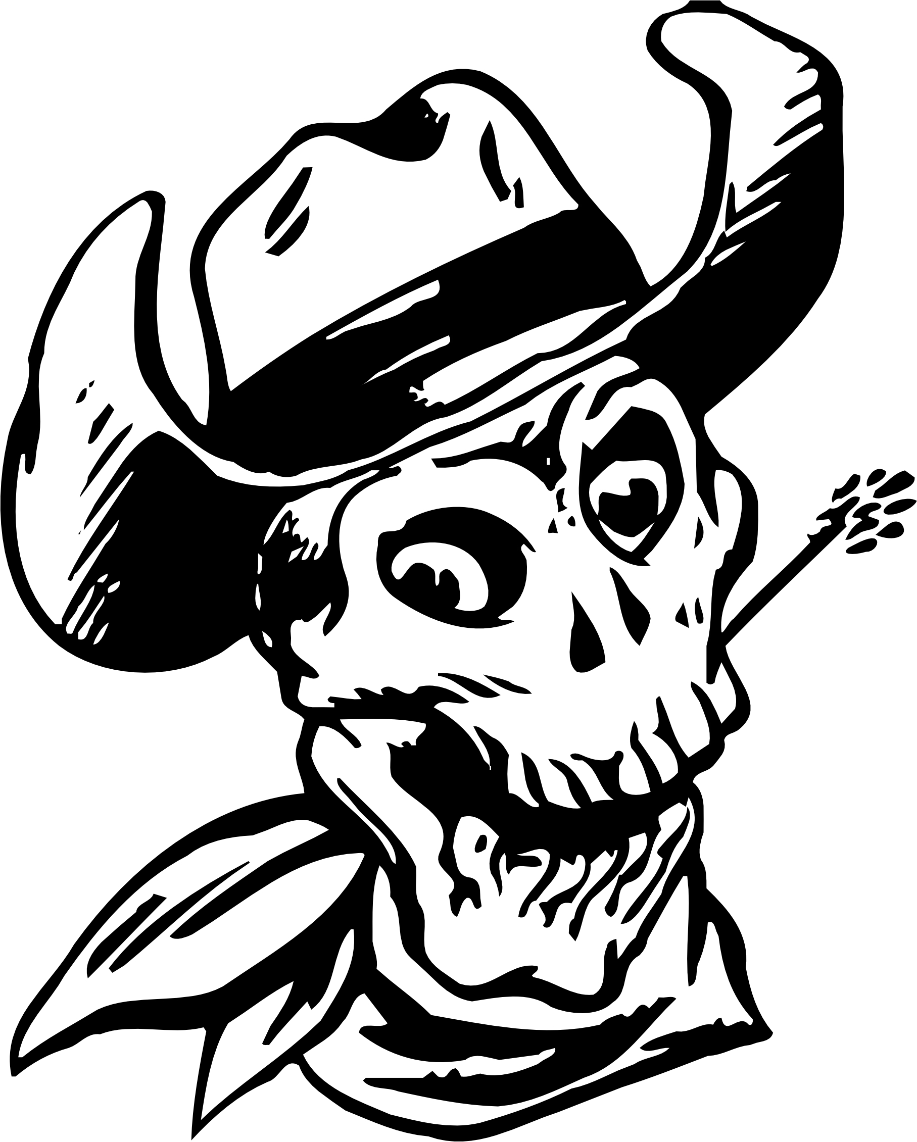 imagem do arquivo vetor para download Vetor de Caveira