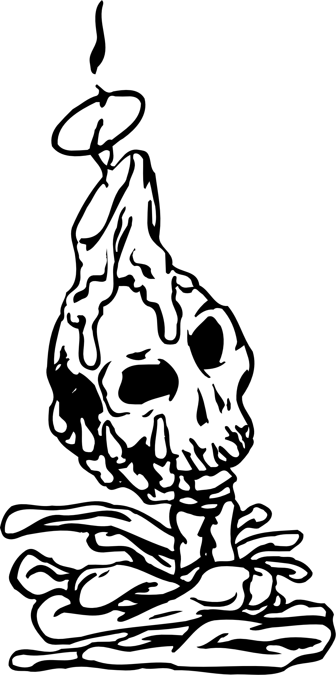 imagem do arquivo vetor para download Vetor de Caveira