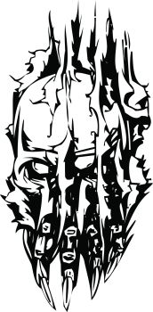 imagem do arquivo vetor para download Vetor de Caveira