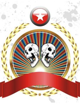 imagem do arquivo vetor para download Logo de caveira