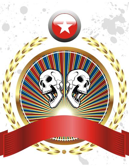 imagem do arquivo vetor para download Logo de caveira