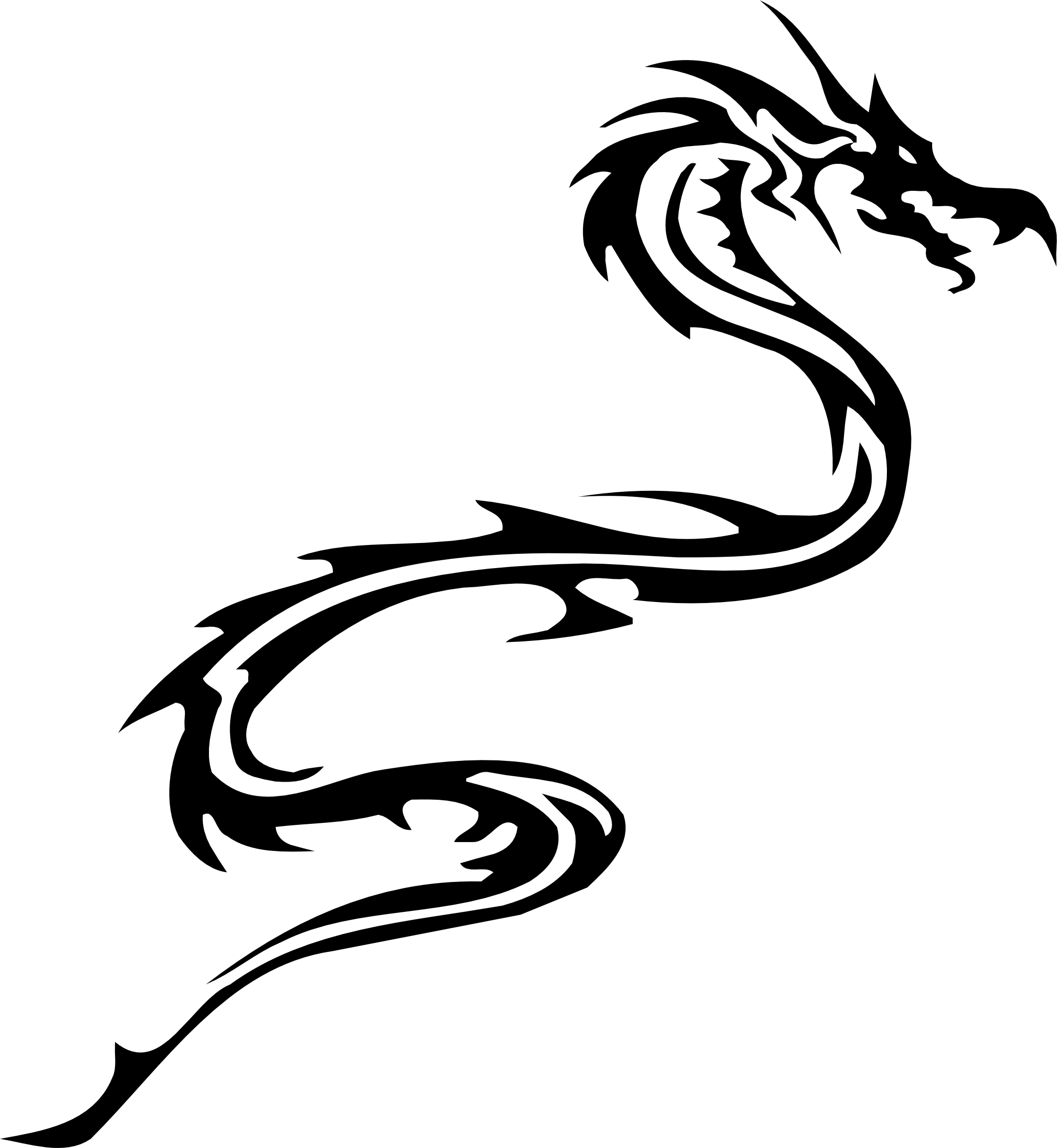 imagem do arquivo vetor para download Vetor de Dragão