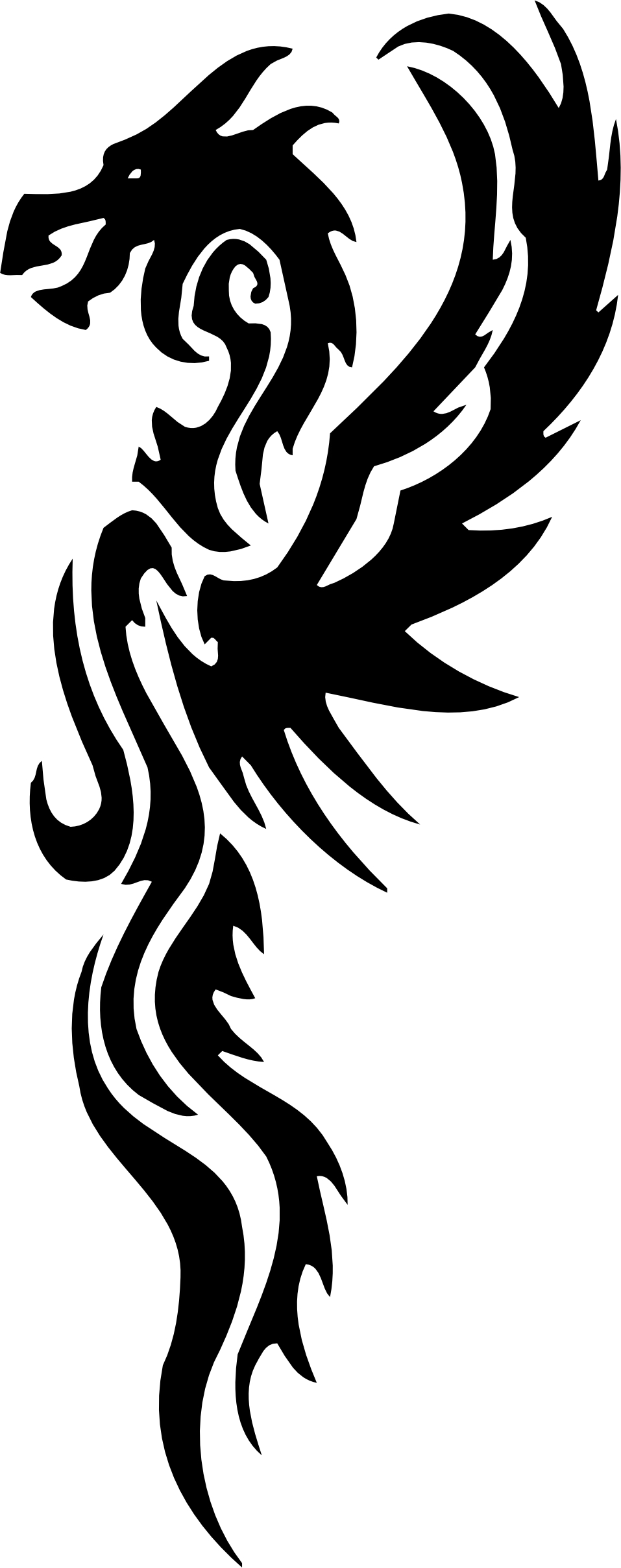 imagem do arquivo vetor para download Vetor de Dragão