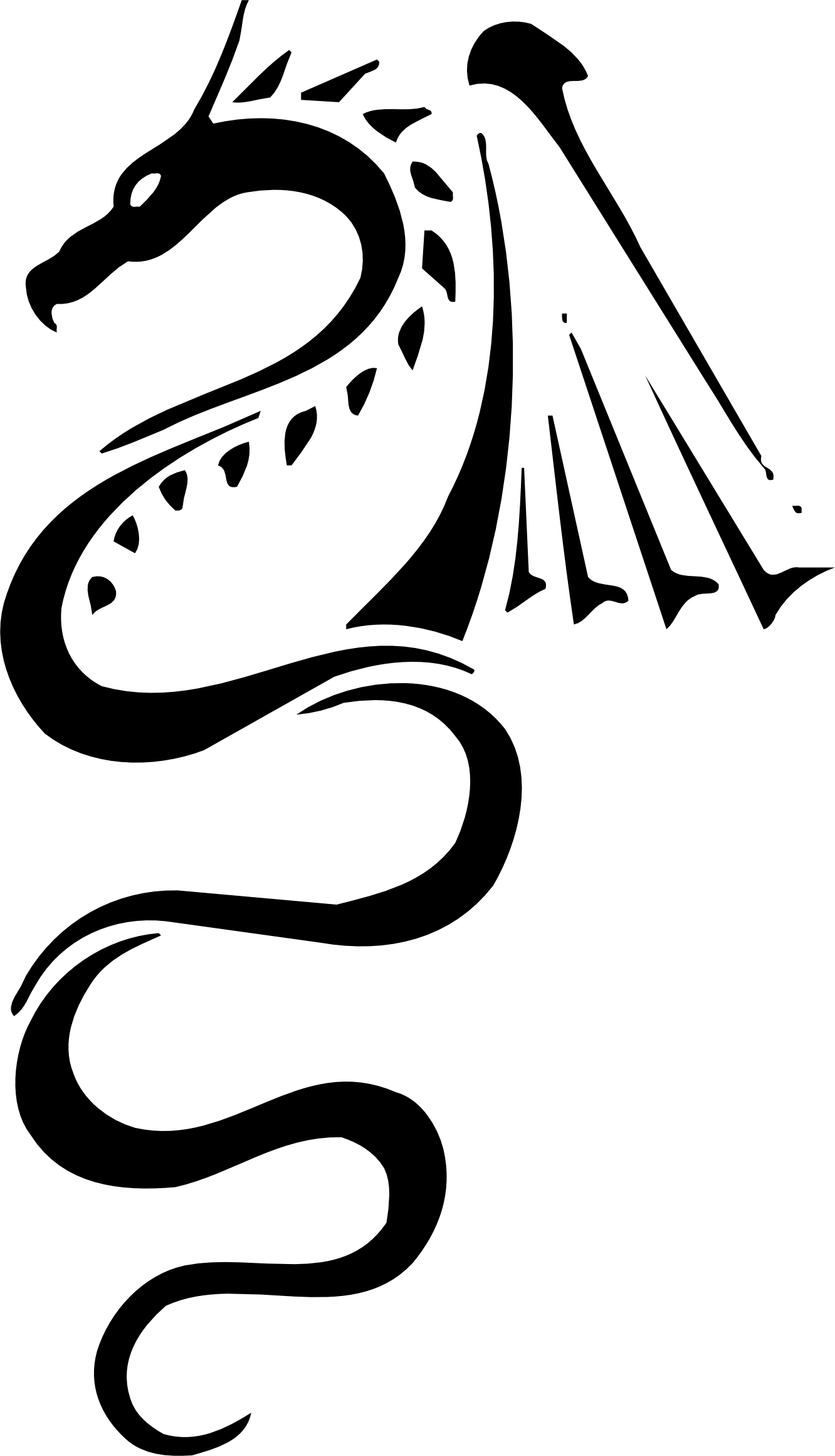 imagem do arquivo vetor para download Vetor de Dragão