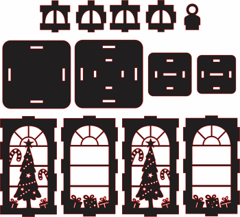 imagem do arquivo vetor para download Vetor de Enfeite de natal