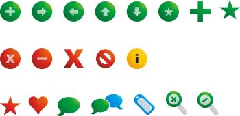 imagem do arquivo vetor para download Vetor de Ícones informativos  