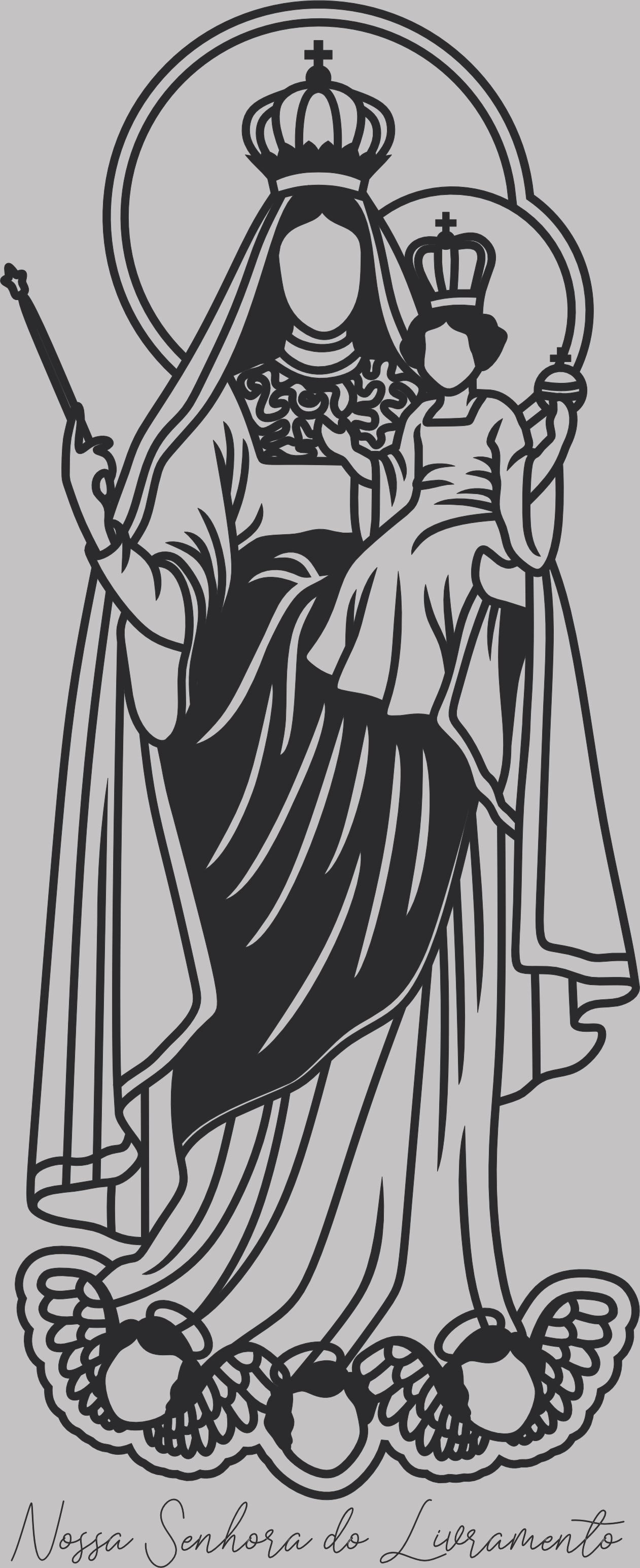 imagem do arquivo vetor para download Vetor de Nossa Senhora do livramento