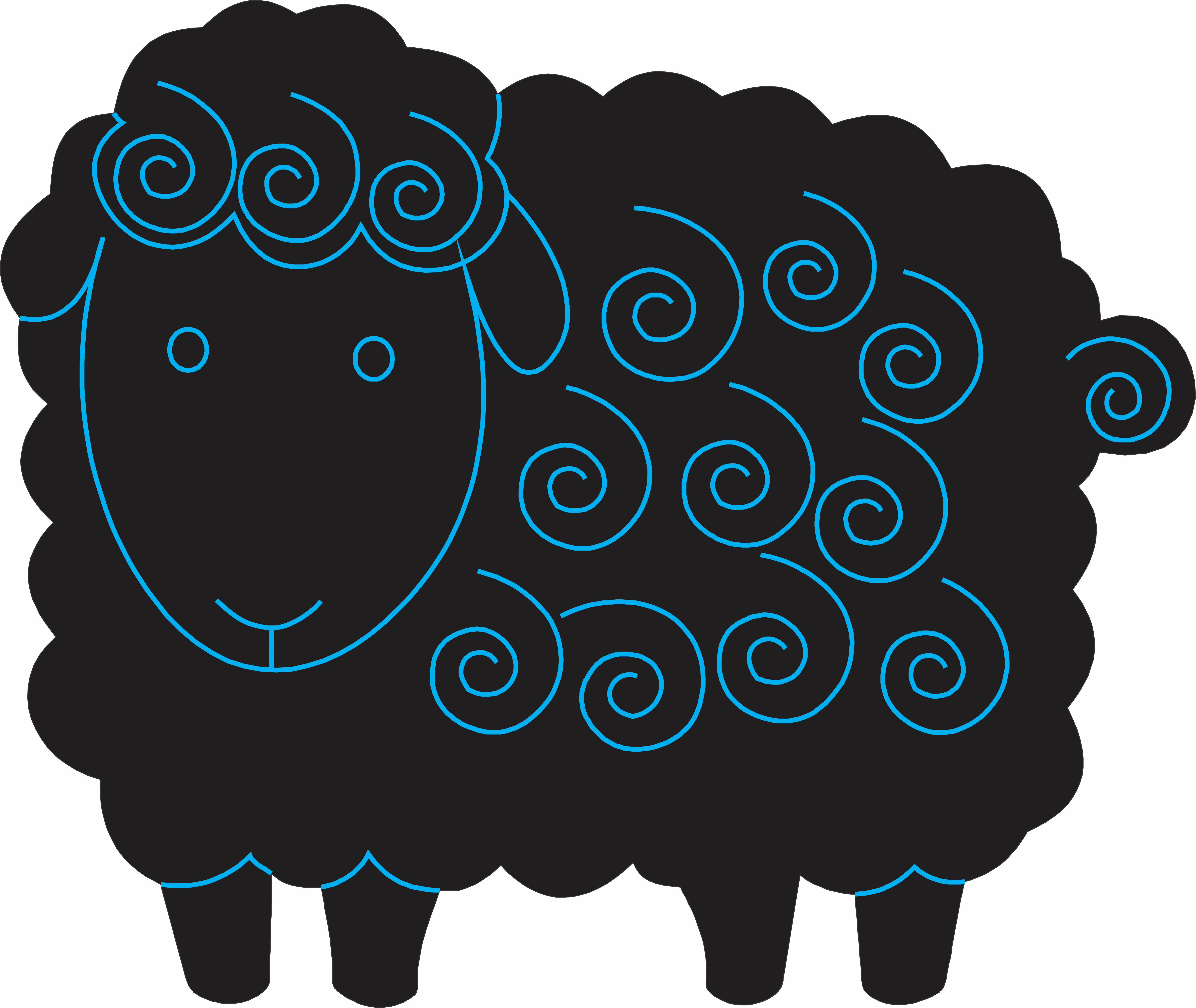 imagem do arquivo vetor para download Vetor de Ovelha 