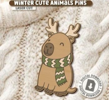 imagem do arquivo vetor para download Vetor de Rena natalina