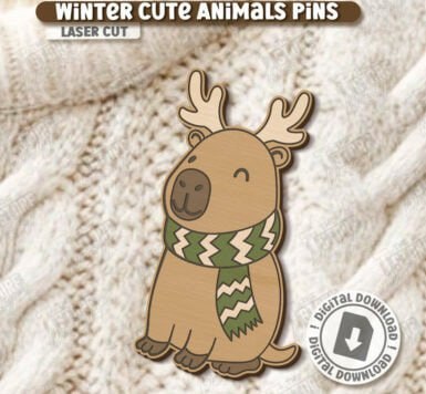 imagem do arquivo vetor para download Vetor de Rena natalina