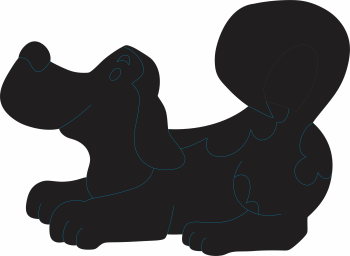 imagem do arquivo vetor para download Vetor de cão 