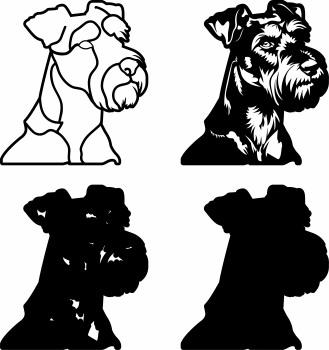 imagem do arquivo vetor para download Vetor de cão AIREDALE TERRIER
