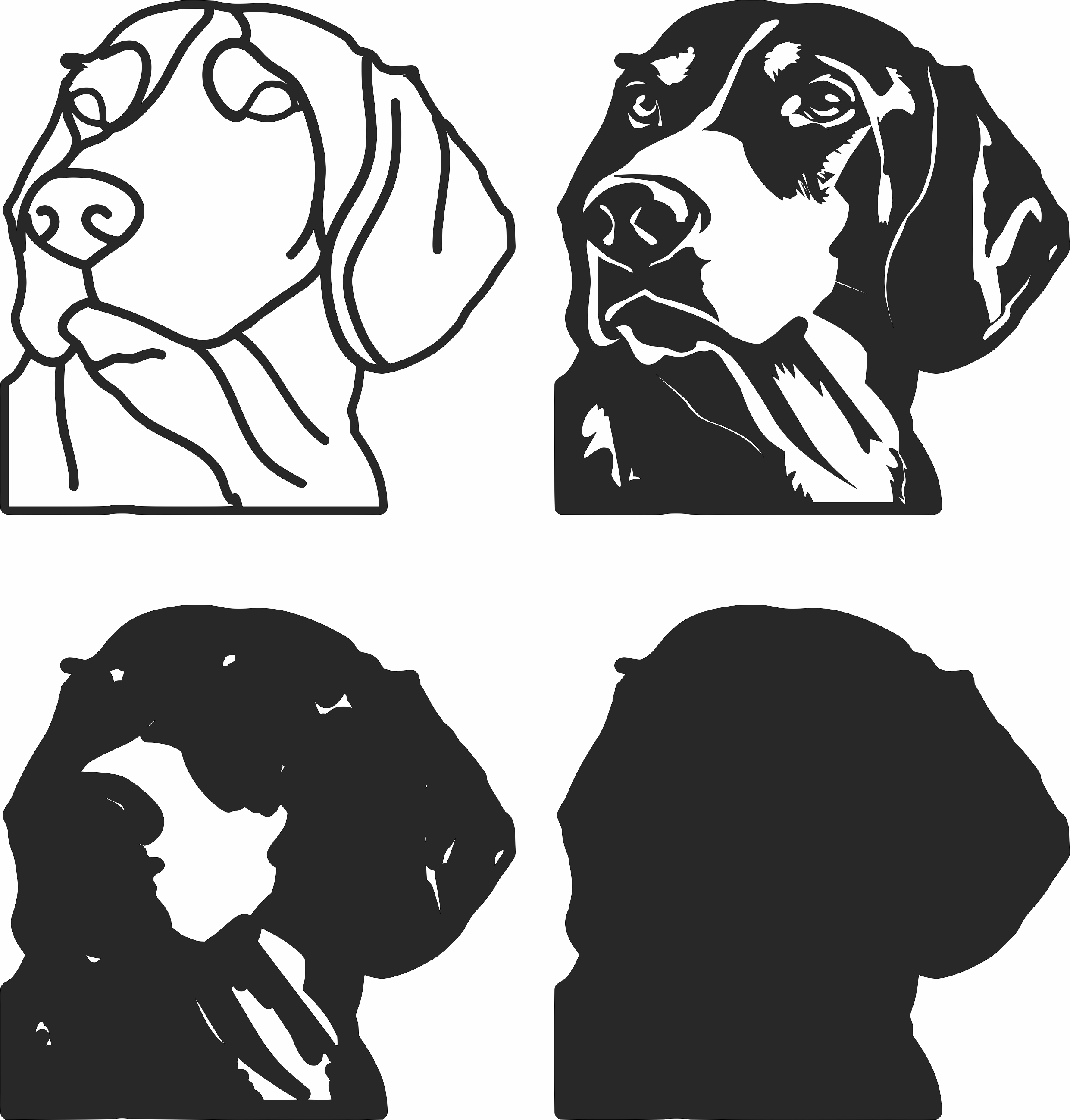 imagem do arquivo vetor para download Vetor de cão AMERICAN FOXHOUND