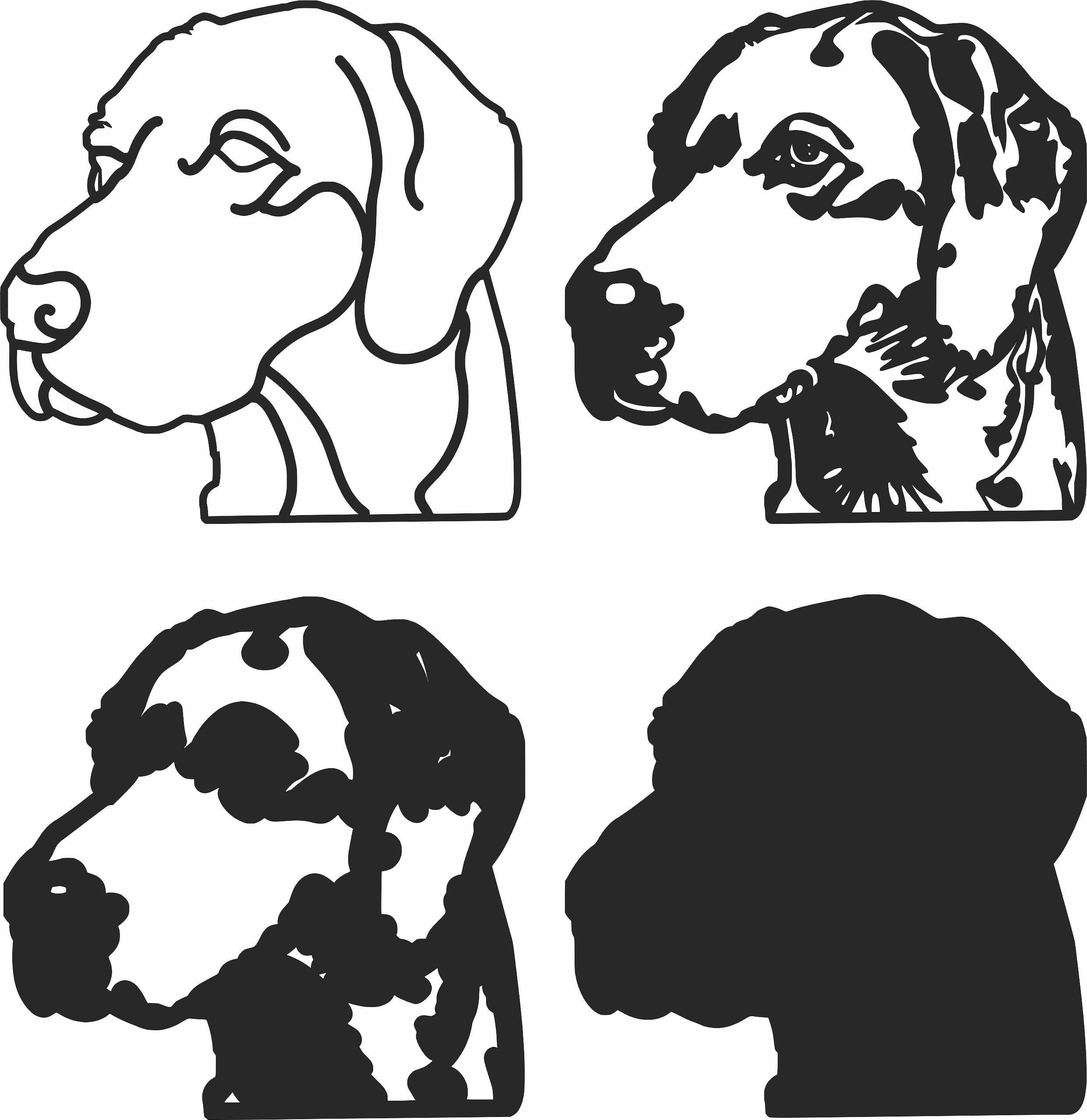 imagem do arquivo vetor para download Vetor de cão AMERICAN LEOPARD HOUND