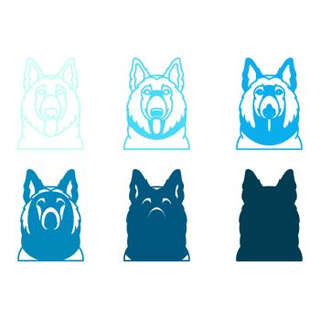 imagem do arquivo vetor para download Vetor de cão raça Belgian Tervuren