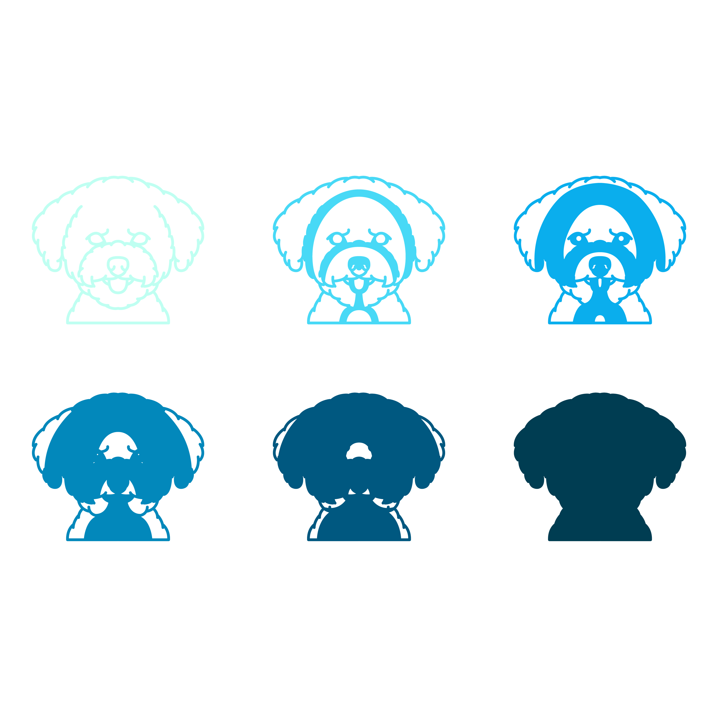 imagem do arquivo vetor para download Vetor de cão raça Bichon Frise