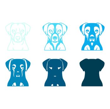 imagem do arquivo vetor para download Vetor de cão raça Blue Lacy