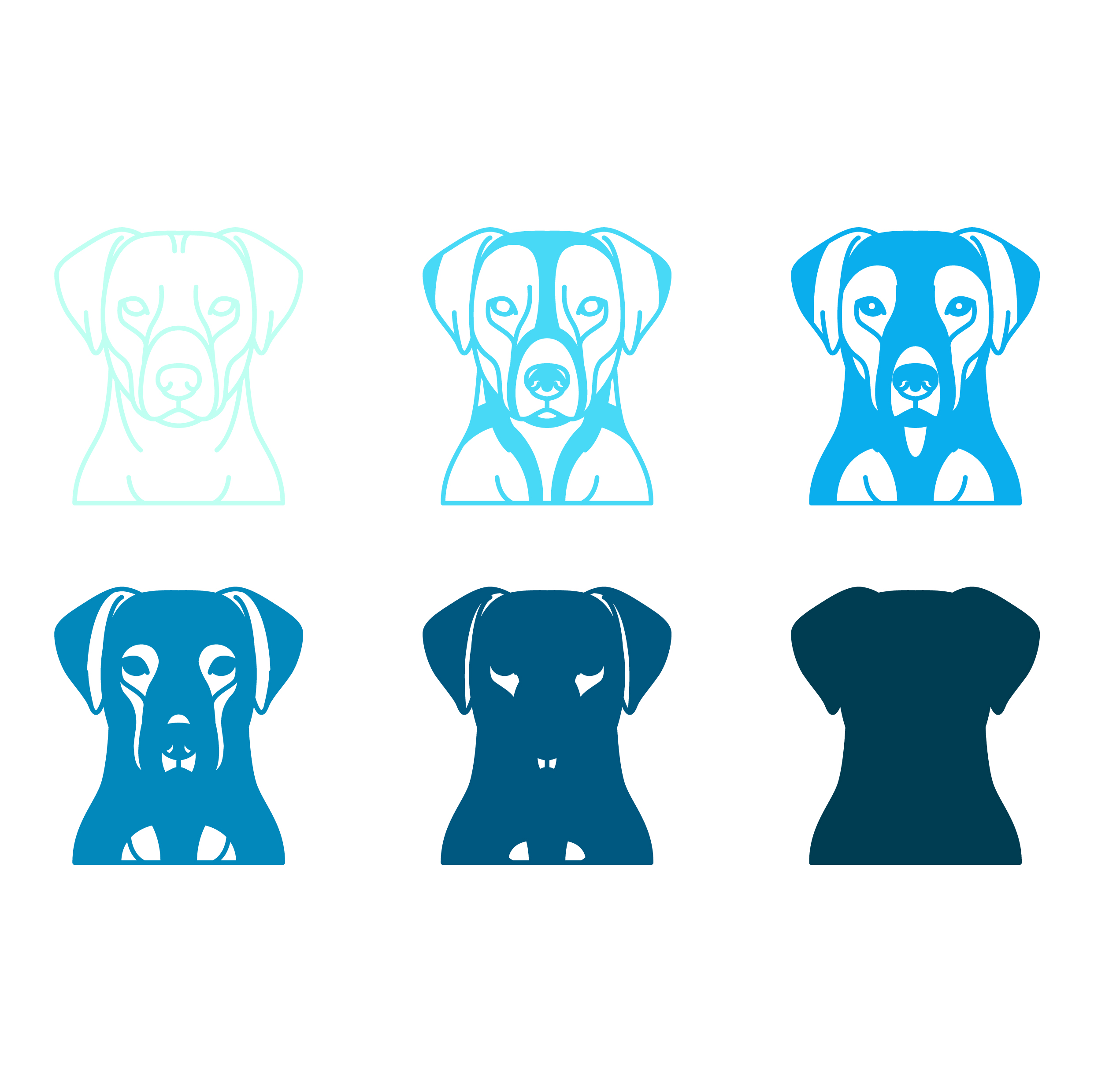 imagem do arquivo vetor para download Vetor de cão raça Blue Lacy