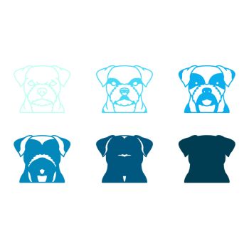 imagem do arquivo vetor para download Vetor de cão raça Border Terriers