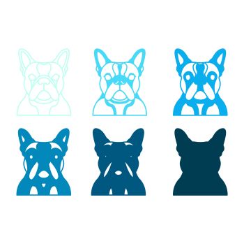 imagem do arquivo vetor para download Vetor de cão raça Boston Terrier