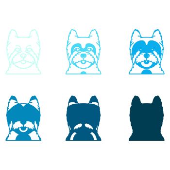 imagem do arquivo vetor para download Vetor de cão raça Cairn Terriers