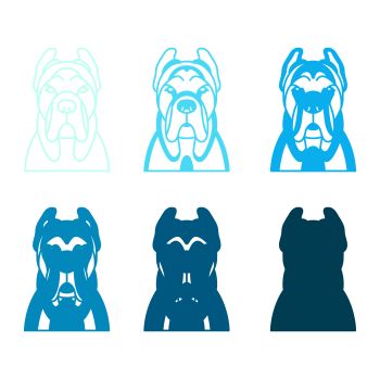imagem do arquivo vetor para download Vetor de cão raça Canaan Dogs