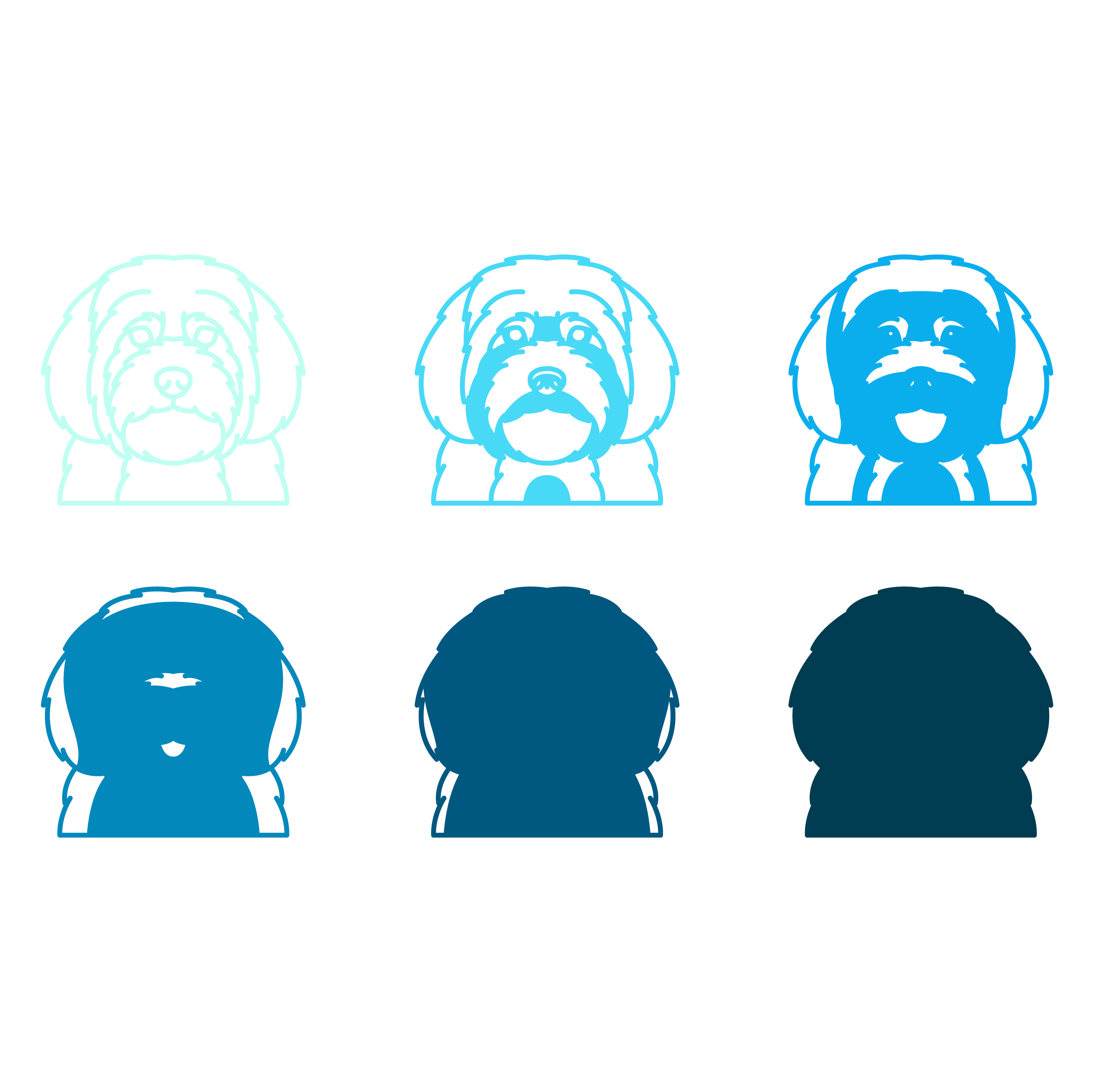 imagem do arquivo vetor para download Vetor de cão raça Cavoodle