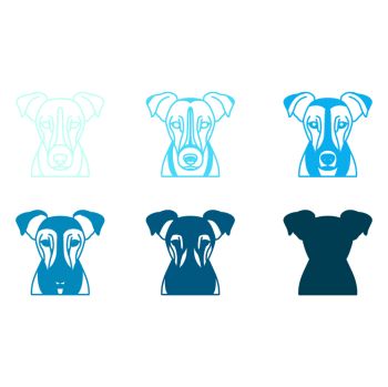 imagem do arquivo vetor para download Vetor de cão raça Fox terrier de pelo liso
