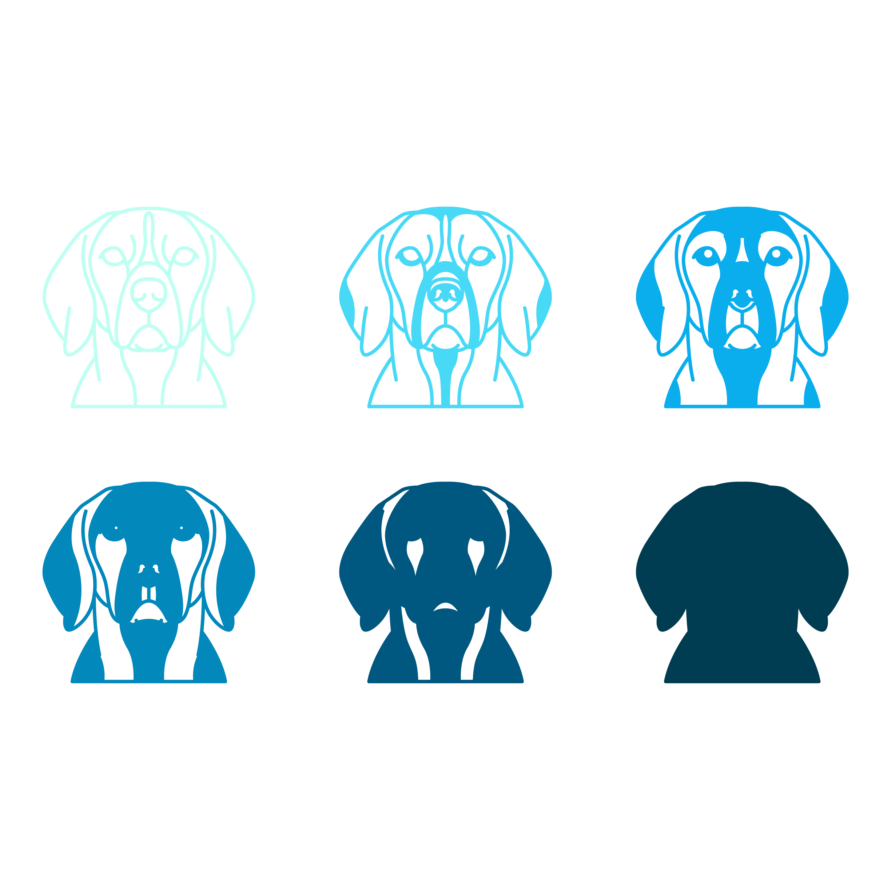 imagem do arquivo vetor para download Vetor de cão raça Foxhound americano