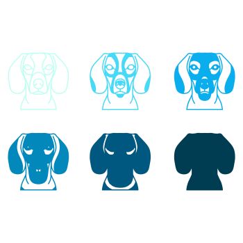 imagem do arquivo vetor para download Vetor de cão raça Foxhound inglês