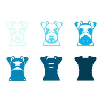 imagem do arquivo vetor para download Vetor de cão raça Lakeland Terriers