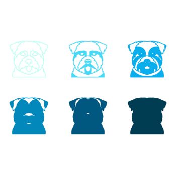 imagem do arquivo vetor para download Vetor de cão raça Norfolk terrier
