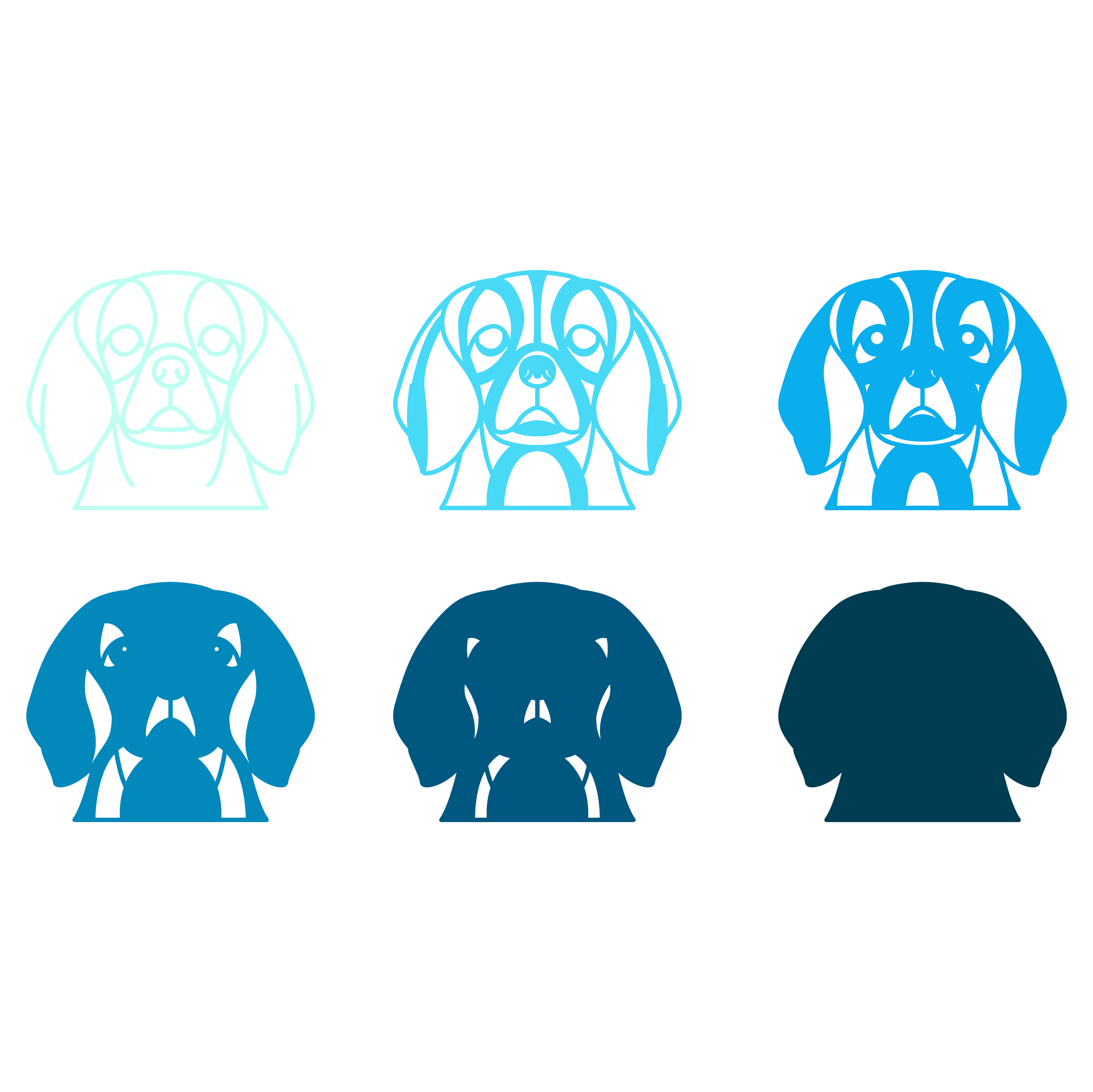 imagem do arquivo vetor para download Vetor de cão raça Cavalier King Charles Spaniel