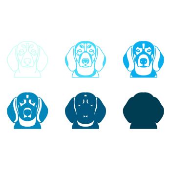imagem do arquivo vetor para download Vetor de cão raça Coonhound