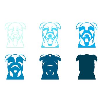 imagem do arquivo vetor para download Vetor de cão raça Lébrel irlandês