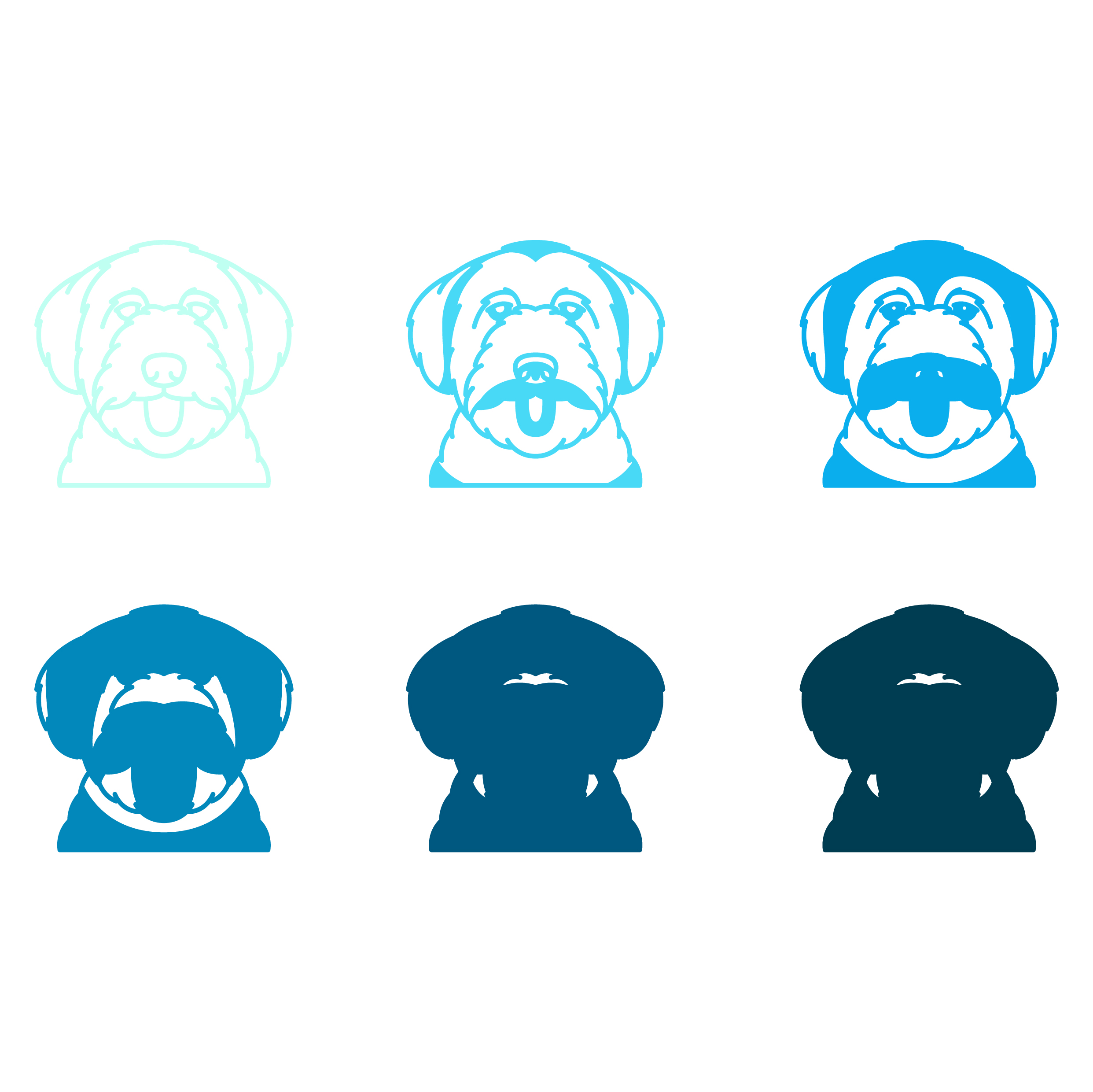 imagem do arquivo vetor para download Vetor de cão raça Glen of Imaal Terriers