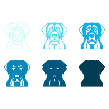 imagem do arquivo vetor para download Vetor de cão raça Greater Swiss Mountain Dogs
