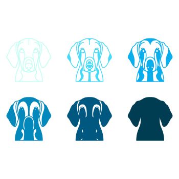imagem do arquivo vetor para download Vetor de cão raça Harriers Dog