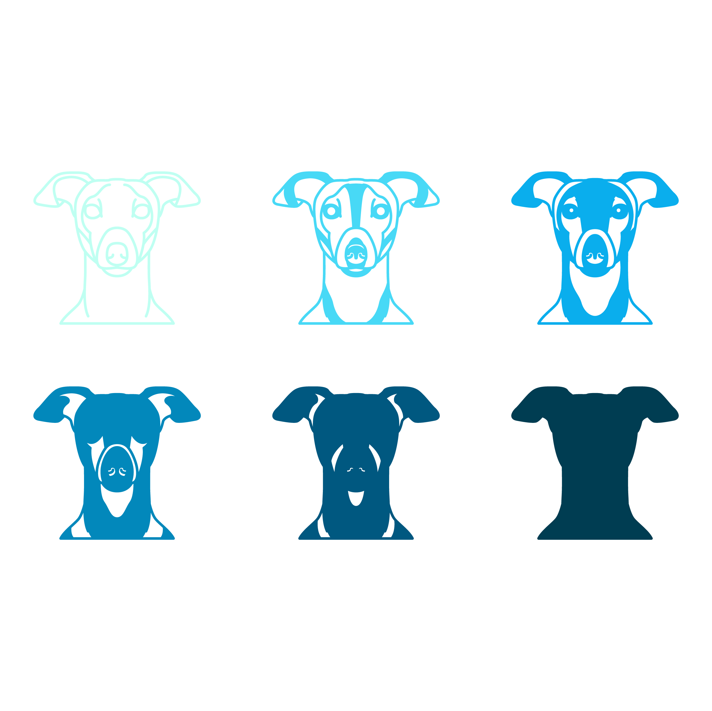 imagem do arquivo vetor para download Vetor de cão raça Italian Greyhounds