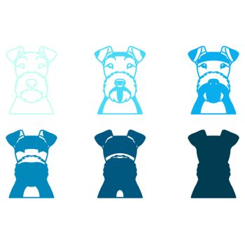 imagem do arquivo vetor para download Vetor de cão raça Terrier irlandês