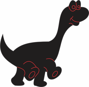 imagem do arquivo vetor para download Vetor de dino