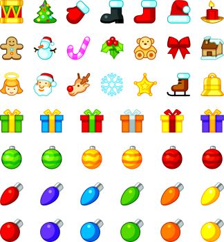 imagem do arquivo vetor para download Vetor de elementos natalinos 