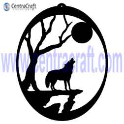 imagem do arquivo vetor para download Vetor de lobo uivando