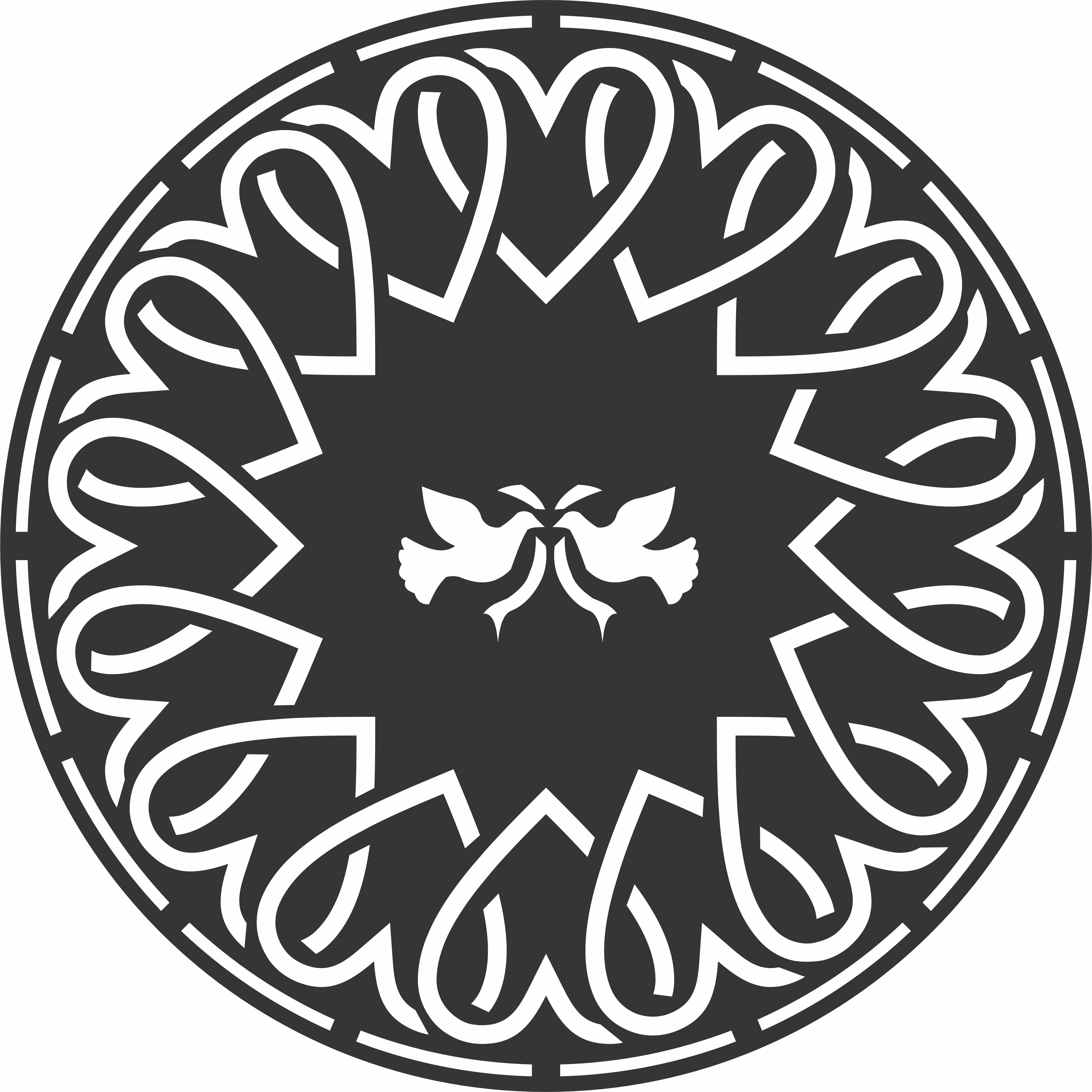 imagem do arquivo vetor para download Vetor de mandala